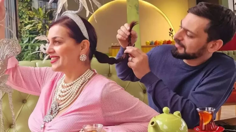 Elzanın kürəkəni ilə səmimi görüntüləri - FOTOlar