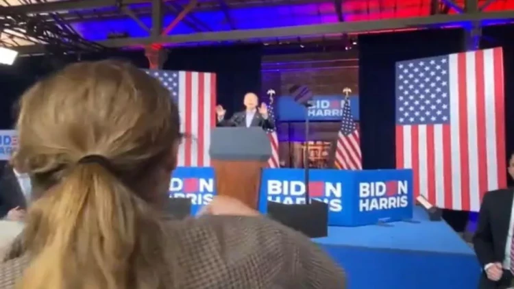 Baydenin sözünü yarımçıq qoydular - VİDEO