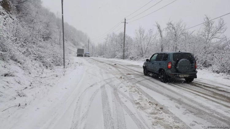 Şuşaya qar yağdı - VİDEO - FOTO