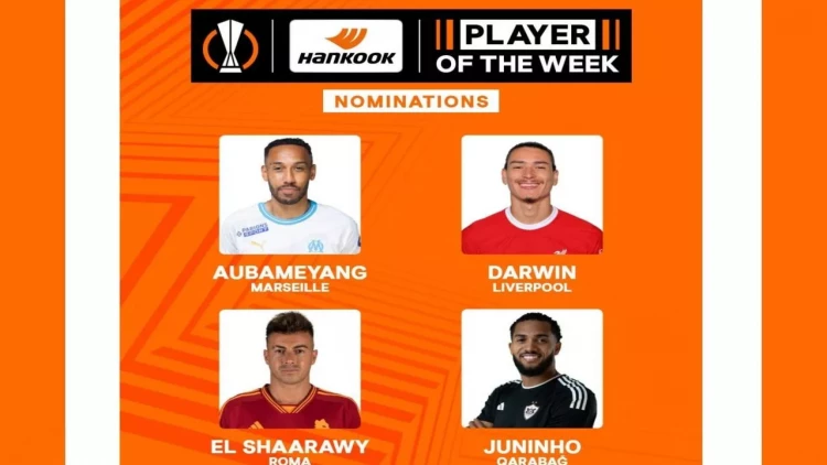 Juninyo həftənin oyunçusu adına namizədlər sırasında