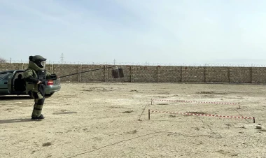 Azərbaycan Ordusunun mühəndis bölmələrində döyüş hazırlığı məşğələləri keçirilir - FOTO