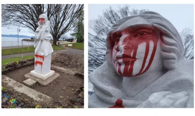 Natəvanın heykəli Parisə aparıldı - FOTO