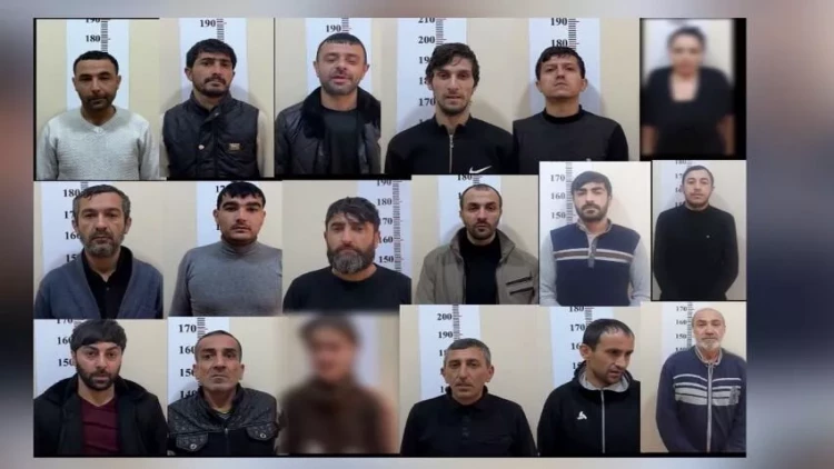 Gəncədə narkotik satmaqda şübhəli bilinən onlarla şəxs saxlanılıb - FOTOlar