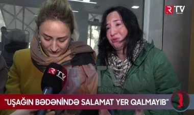 Qobuda 3 itin parçaladığı uşağın anası DANIŞDI - VİDEO