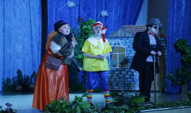 Azərbaycan Dövlət Uşaq Filarmoniyası “Buratino” tamaşasını hazırlayıb - VİDEO - FOTO