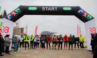 Xankəndi - Bakı ultramarafonunu finişə yaxınlaşır