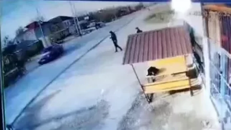 Saatlıdakı dəhşətli qəzanın görüntüləri yayıldı - ANBAAN VİDEO