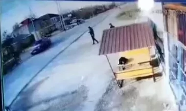 Saatlıdakı dəhşətli qəzanın görüntüləri yayıldı - ANBAAN VİDEO