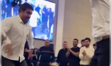 Rafael Ağayevin gündəm olan rəqs görüntüləri - VİDEO