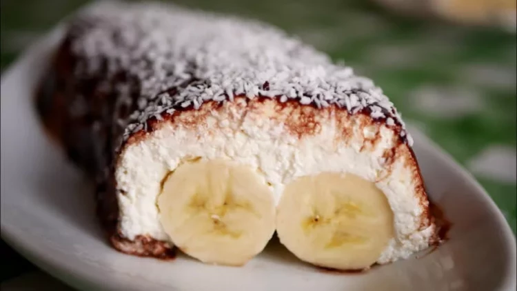 Banan və kəsmikdən hazırlanan dadlı desert