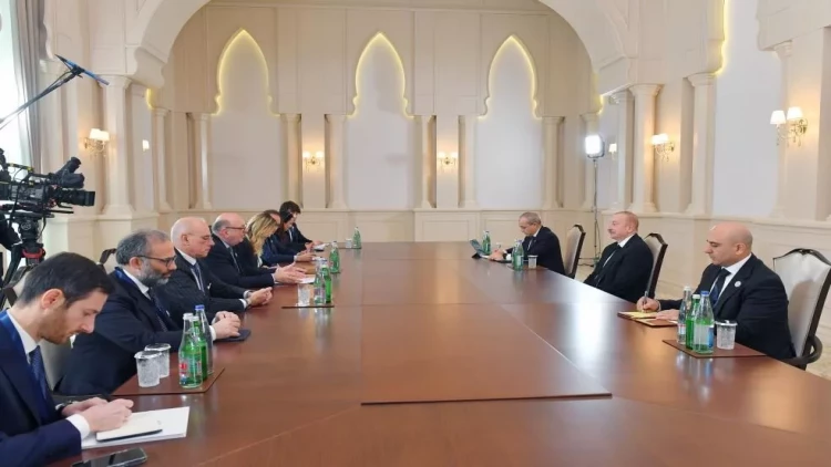 İlham Əliyev Cilberto Piketto-Fratini qəbul edib - VİDEO - FOTO