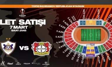 “Qarabağ” - “Bayer” oyununa biletlərin qiyməti – 300 manat