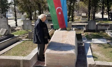 Rəsulzadənin Ankaradakı məzarı abadlaşdırılır - FOTO