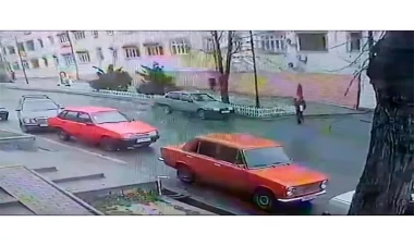 Azərbaycanda dəhşətli qəzanın anbaan görüntüsü