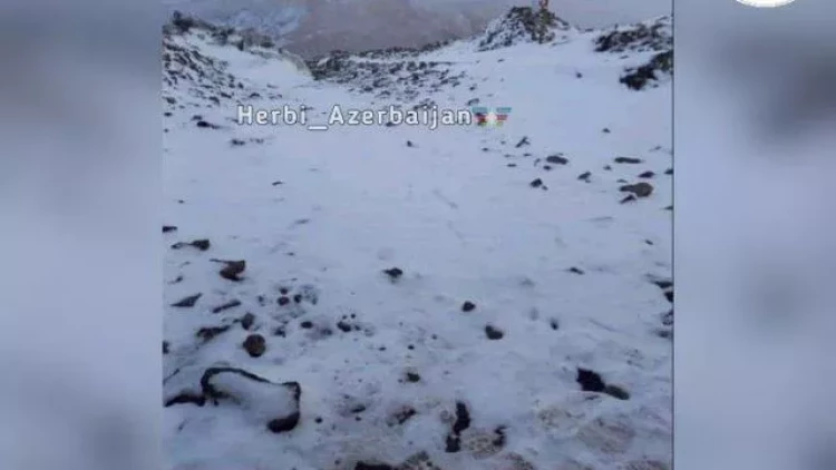 Kəlbəcərin ecazkar qarlı mənzərəsi - VİDEO