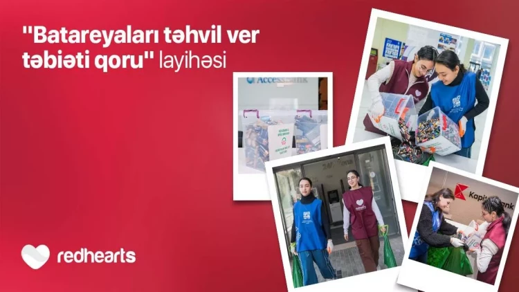 “Batareyaları təhvil ver, təbiəti qoru” layihəsi çərçivəsində 1362 kq batareya toplanıb