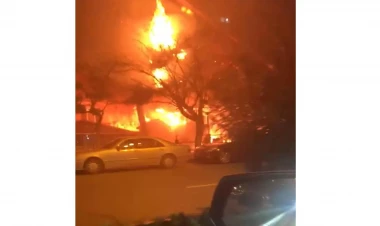 FHN: İzmir küçəsindəki kafedə baş verən yanğında xəsarət alan olmayıb - YENİLƏNİB - VİDEO - FOTO