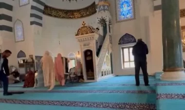 Məsciddə toy mərasimi keçirildi - VİDEO