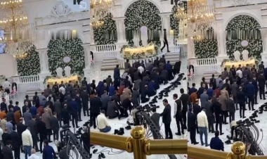 Şadlıq sarayında namaz qılındığı toyun sahibi danışdı: “Bura toydur“