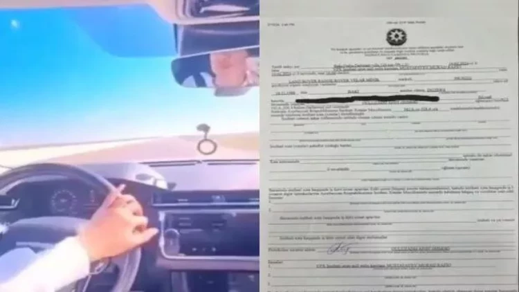 Daha bir qayda pozub paylaşan qadın sürücü saxlanıldı - VİDEO