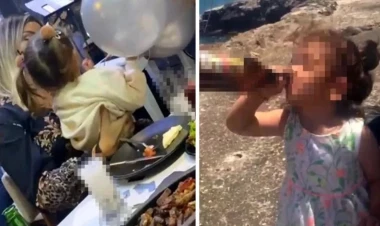 3 yaşlı qızına spirtli içki içirdib döyən ana tutuldu - FOTOlar