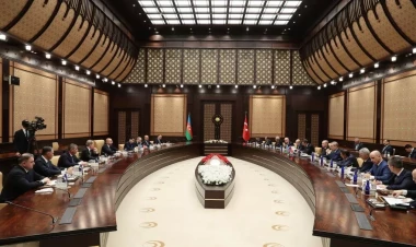 İlham Əliyevin və Türkiyə Prezidentinin geniş tərkibdə görüşü olub - VİDEO - FOTO