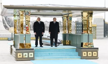 lham Əliyevin Ankarada rəsmi qarşılanma mərasimi olub - VİDEO - FOTO