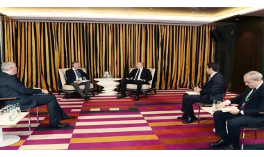 Münxendə İlham Əliyev ilə “Indra” şirkətinin prezidentinin görüşü olub - VİDEO - FOTO