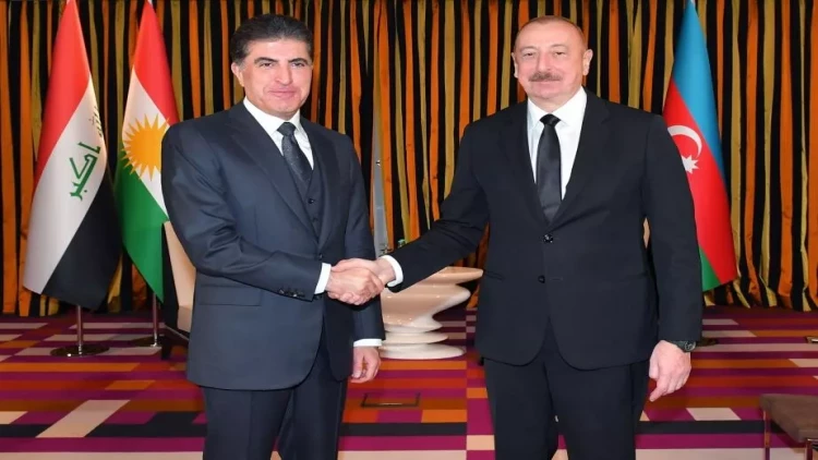 Münxendə Azərbaycan Prezidenti ilə İraq Kürdüstan Regionunun Başçısının görüşü olub - VİDEO - FOTO