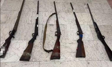 Şəmkir sakinində silah aşkarlanıb - FOTO