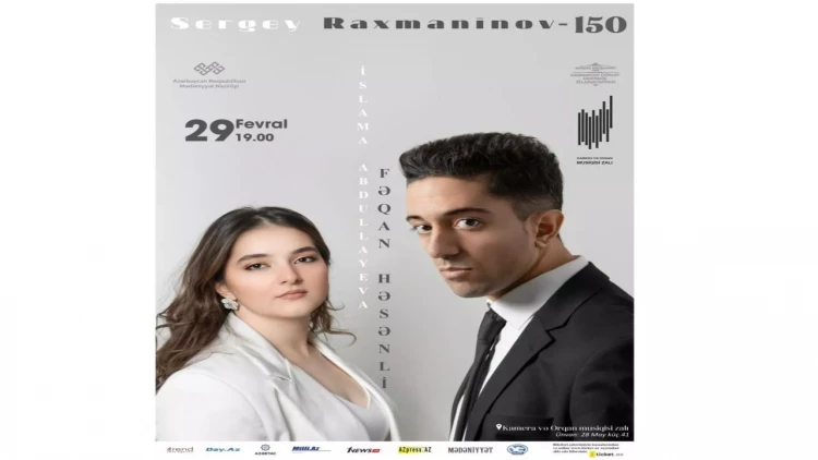 Sergey Raxmaninovun 150 illik yubileyinə həsr olunmuş konsert keçiriləcək