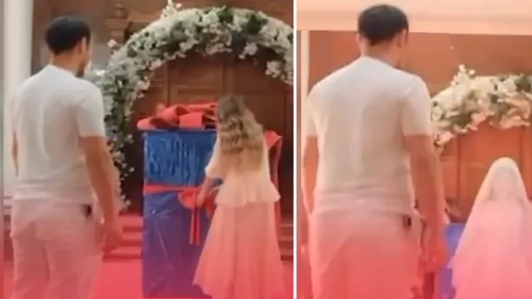 Ərinin ad gününə 2-ci arvad hədiyyə etdi - VİDEO