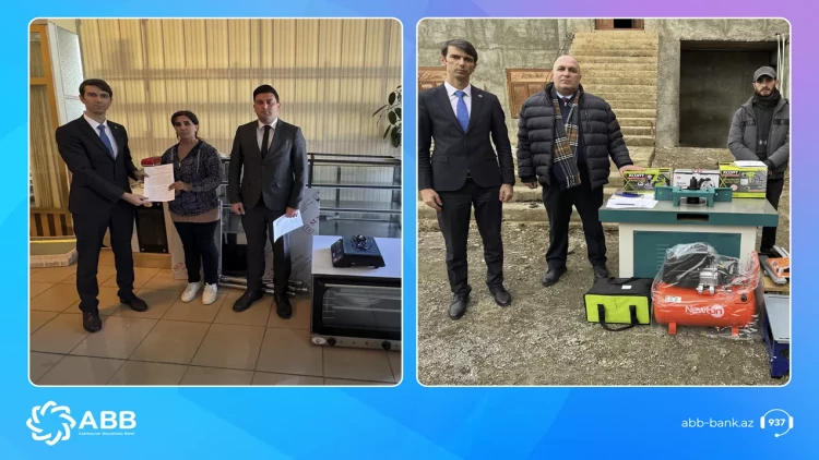 ABB Naxçıvanda 9 ailənin kiçik biznes qurmasına kömək göstərib