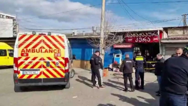 Gürcüstanda bazarda atışma - 4 nəfər öldü - YENİLƏNİB - VİDEO