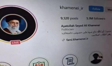 Xameneinin Instagram hesabı silindi