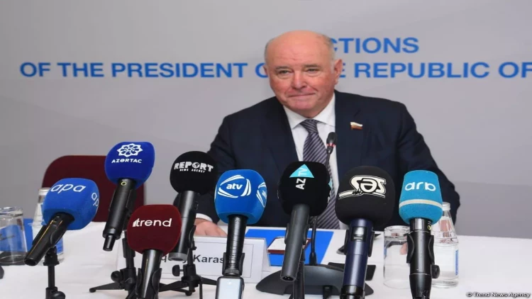 Azərbaycanda Prezident seçkilərində səsvermənin təşkili açıq olub - Karasin