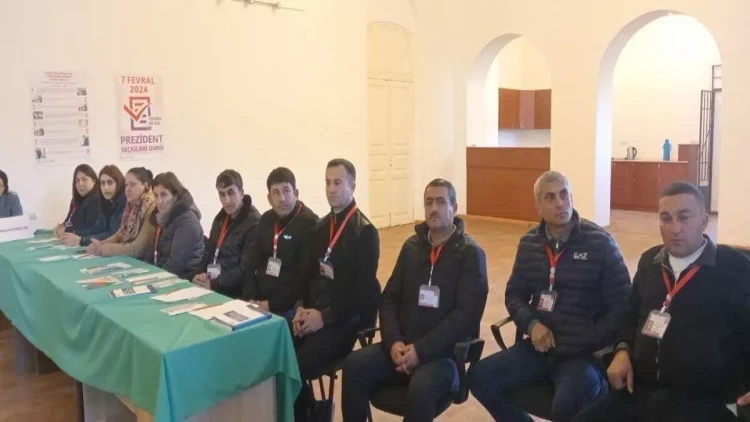 Prezidenti seçkiləri Ağdərədə yüksək səviyyədə təşkil edilib - FOTO