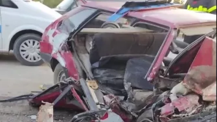 Qubada baş verən dəhşətli qəzadan görüntülər - VİDEO