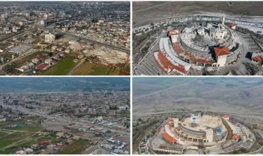 Zəlzələ yerinin 1 ildə zərə çevrilən görüntüləri