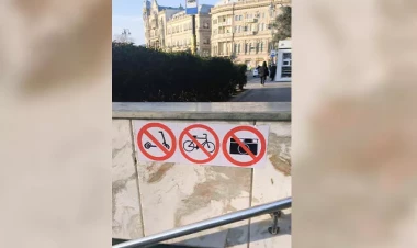 Vətəndaşlar etiraz etdi, bu nişanlar söküldü - FOTO