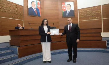 Nizami rayonunda Azərbaycan Gəncləri Gününə həsr olunmuş konfrans keçirildi - FOTO