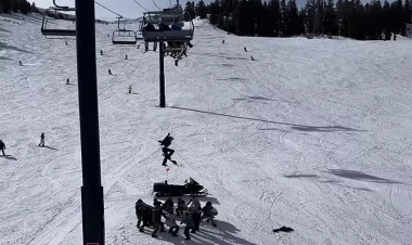 İstirahət mərkəzində qorxulu anlar - Qız kanatdan yıxıldı - VİDEO - FOTO