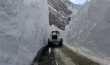 Türkiyədə qarın qalınlığı 10 metri ötdü - FOTOlar