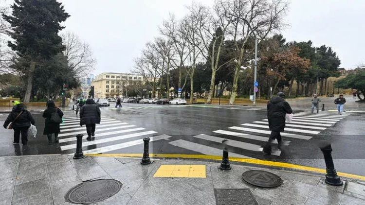 Bakıda qeyri-adi oğurluq hadisəsi: Yol kənarında quraşdırılan maneələr oğurlandı - VİDEO