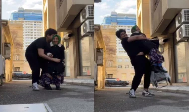 Küçədə insanları narahat edən yeniyetmənin atası biznesmendir - FOTO