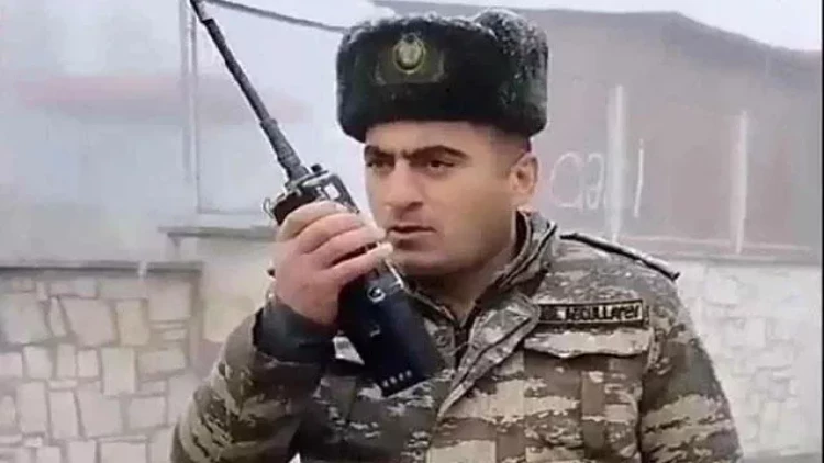 Qətlə yetirilən mayorun - FOTOsu