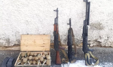 Kəlbəcərdə silah-sursat aşkarlandı