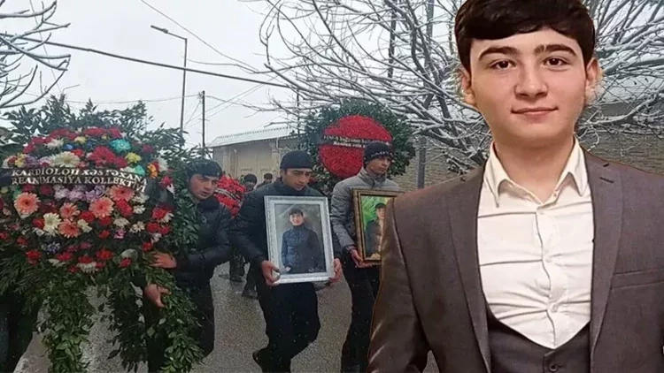 Gəncədə qətlə yetirilən şagird dəfn olundu - VİDEO