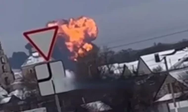 Rusiyada əsirləri daşıyan təyyarə qəzaya düşdü: xeyli ölən var - YENİLƏNİB - VİDEO - FOTO