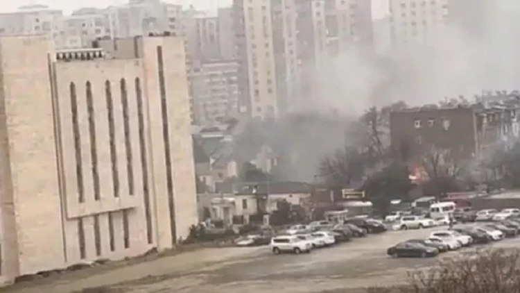 Bakıda “Kababçılar” adlanan ərazidə başlayan yanğın söndürülüb - ANBAAN GÖRÜNTÜ - YENİLƏNİB - VİDEO